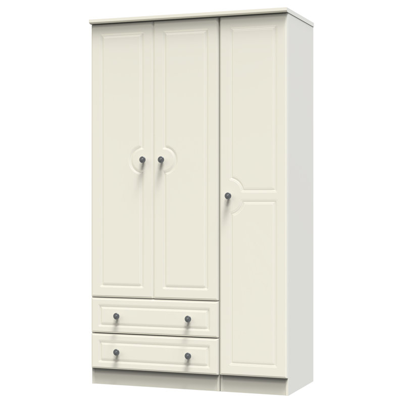 Adala Manufactured Wood Wardrobe, Cream Ash