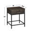 Table de bout avec rangement Esma