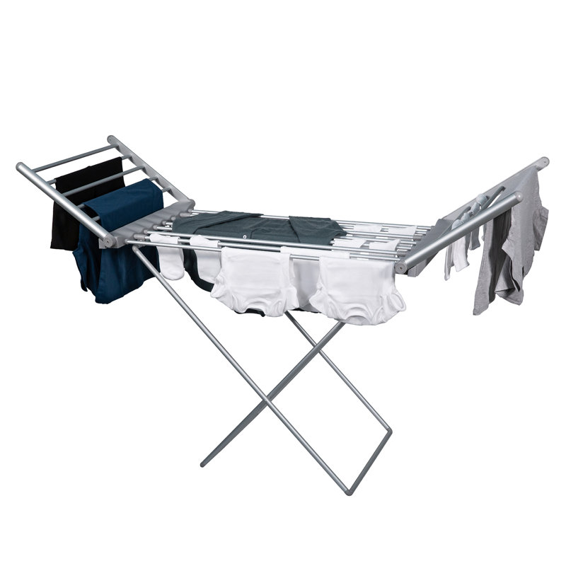 Abode AECHD2001 Electric Clothes Horse Dryer - Silver