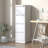 Malaja 52.4"H Metal Vertical Filing Cabinets with 4 Drawers Lockable For Home Office A4/Letter/Legal-1888341420