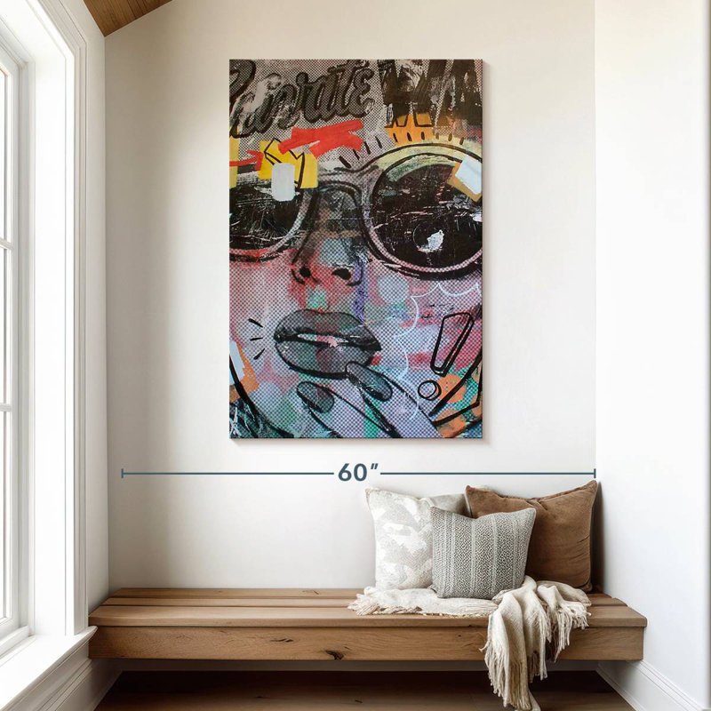 Leisha Private War, 48" H x 32" W