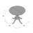 Ingbert Extendable Solid Wood Pedestal Dining Table-567339857