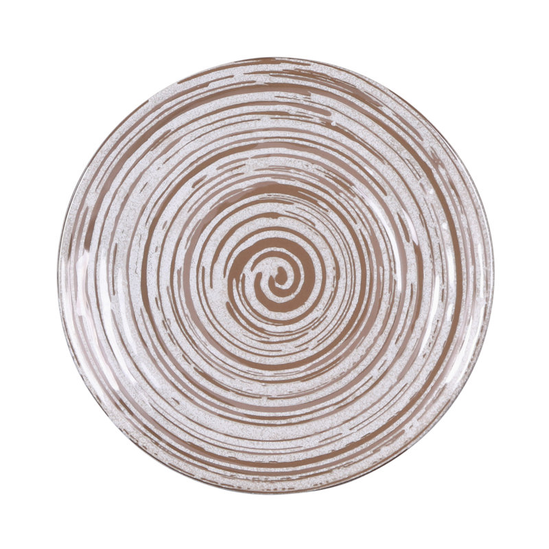 Stardust 8.75" Round Salad Plate, White