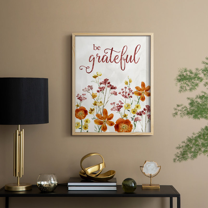 Grateful Catalina, reproduction encadrée en bois massif, Naturel, H 15 po x l 12 po