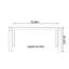 Table rectangulaire en bois de hêtre durable-756218424-756218427