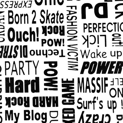 Text & Numbers Non-Wall Damaging Wall Decal