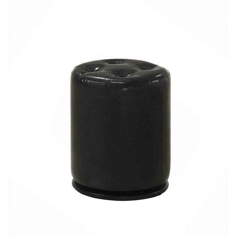 Tabouret de coiffeuse pivotant 1 pièce, Noir