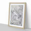 Wave Sketch by Katsushika Hokusai - Framed Print-55612315-55612313