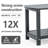 Adirondack Outdoor HDPE Patio Side Table–Weather-Resistant Poly Lumber End Table for Deck, Garden, or Poolside-962302832