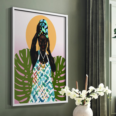 Her Faith Framed Print - Solid Wood