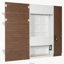 Lit escamotable double avec armoire de rangement, tablettes ouvertes, port USB et façade de canapé, blanc-1376561520