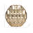 Modern Metal Textured Oval Vase-369702955-361166970