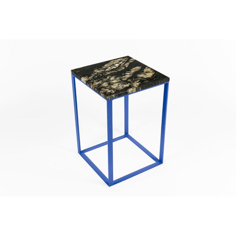 Frame End Table, Blue