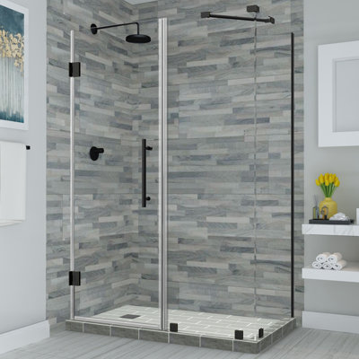 Bromley Frameless 59.25" x 72" Rectangle Hinged Shower Enclosure