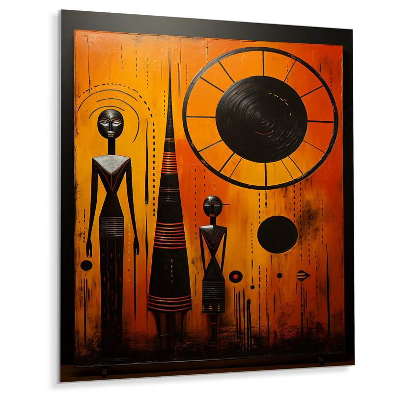 Art tribal africain Tribus sacrées III, H 32 po x l 16 po x P 1 po