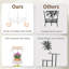 3 Tier White Metal Plant Stand For Multiple Large Plante...