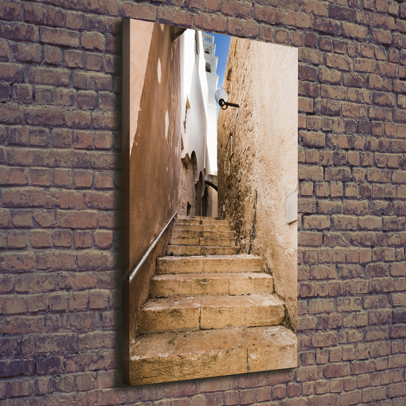 Streets Of Israel - Wrapped Canvas Print
