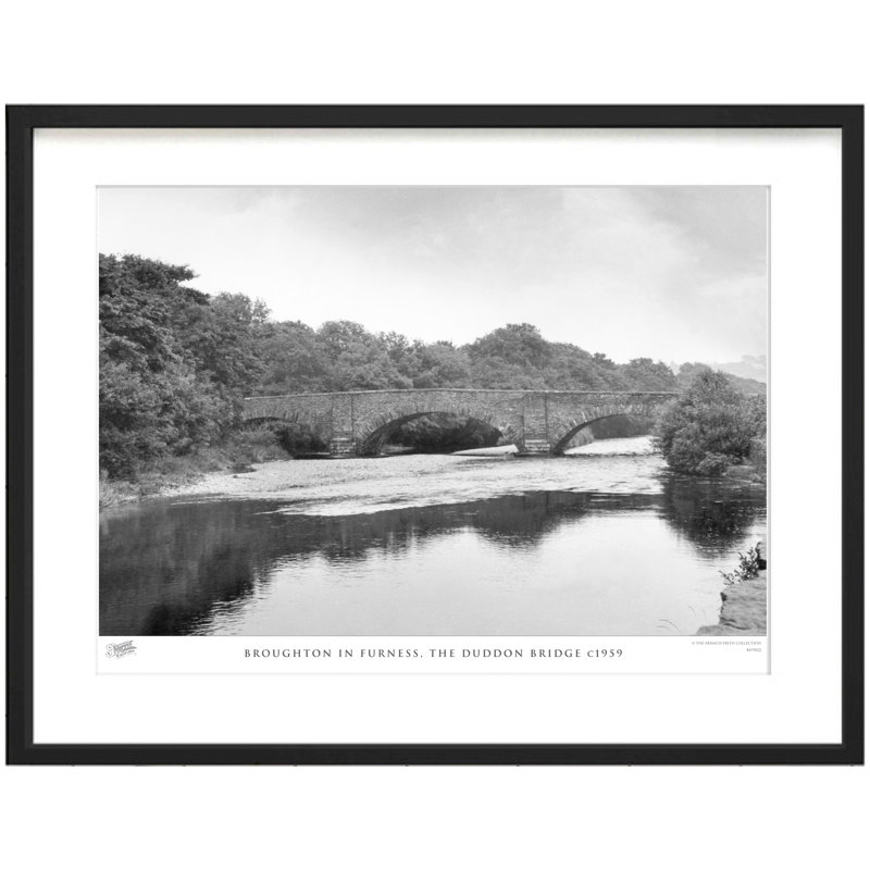 Broughton In Furness, The Duddon Bridge C1959 by Francis Frith - Single Picture Frame Print, 28cm H x 36cm W x 2.3cm D
