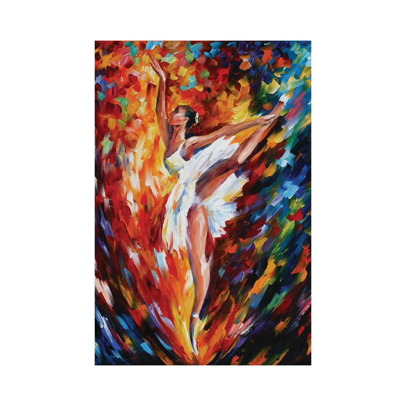 Flight by Leonid Afremov - Painting on Canvas, 66.04 cm H x 45.72 cm W x 1.91 cm D, Wrapped Canvas