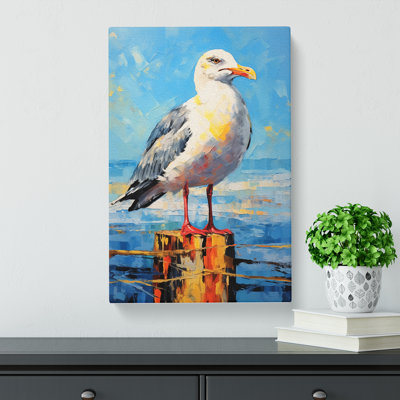 Seagull Expressionism - Print