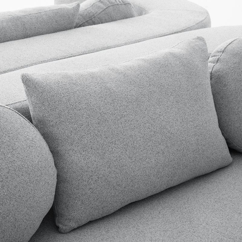 Canapé modulaire Boneless Couch, Boucle gris