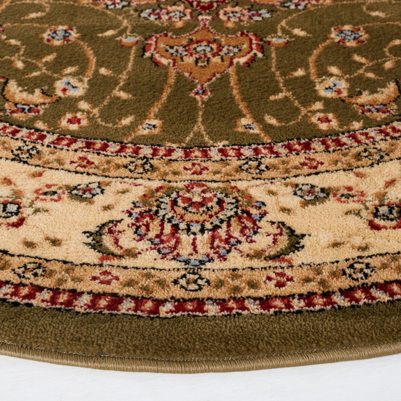 Malayah Performance Oriental Rug, Round 5'3"