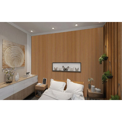 5.75"" x 90"" Shiplap Wood Wall Paneling for Interior Wall Décor -  e-Joy, 90inwc7g_000_1box