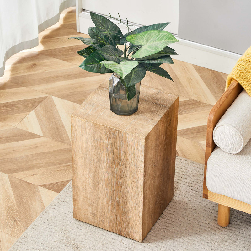 Elevate your living space with this modern MDF coffee table that showcases smooth, light wood colour texture patterns. It is characterized by stylish design.12*12*19.6