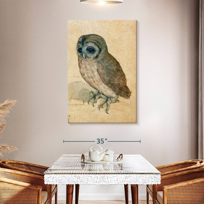 Brampt The Little Owl, 48" H x 32" W
