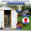 6 ft. W X 4 ft. D Metal Storage Shed