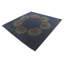 Tapis carré bleu marine Parris