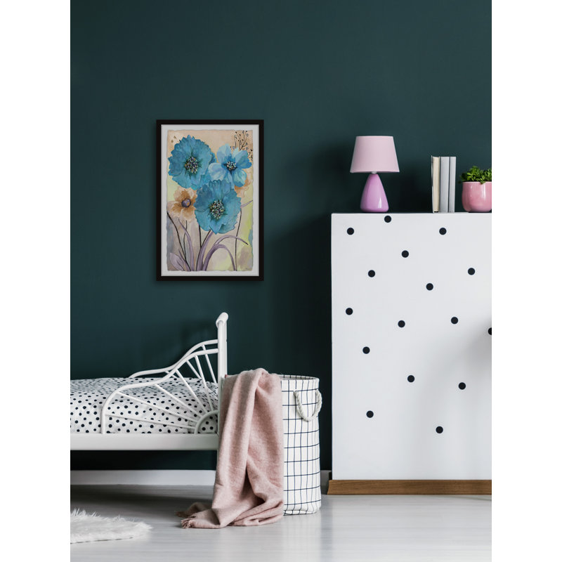 Cultured Bloom - Single Picture Frame Painting, 61cm H x 41cm W x 3.81cm D