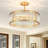 Elonso 4-Light Drum Crystal Flush Mount Light-448145098