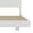 Gloss 3-Piece Bedroom Set Floating Bed Frame Queen Size Bed With LED Light & 2 Nightstands