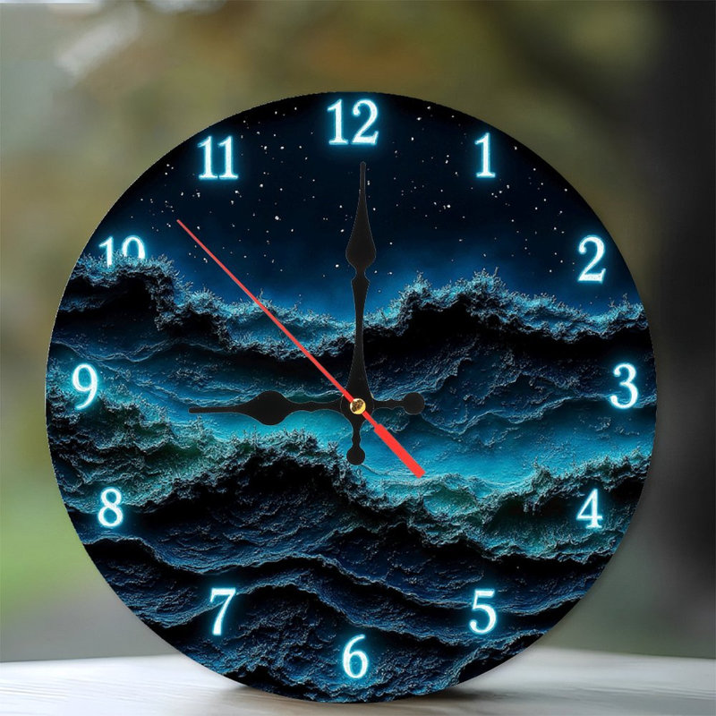 Horloge murale Ocean Waves