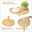 Table de bout ronde en bambou-910123400