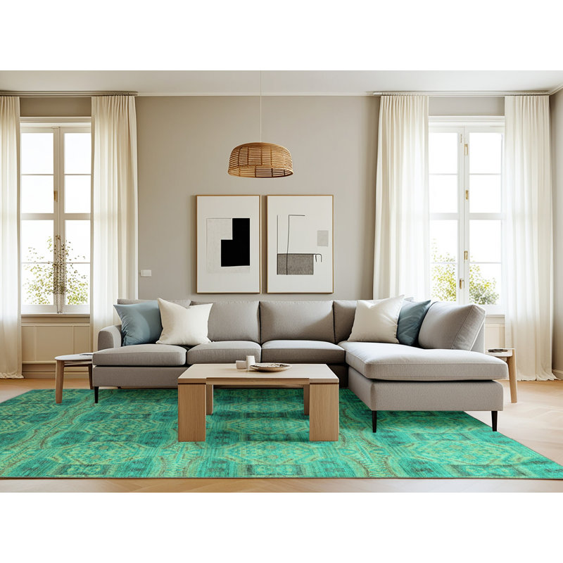 Washable Oriental Indoor Rug, Rectangle 8' x 10'