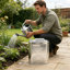 Contenant d'eau en acier inoxydable 30L 304, réservoir de rangement d'urgence portatif 7,93 gallons pour la maison et l'extérieur