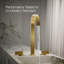 Components Bathroom Sink Spout With Ribbon Design