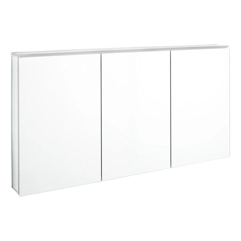 53" Pallas Lighted Medicine Cabinet with Tunable LED and Electrical Outlet, 53"