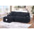 Modern Style 2Pc Convertible Sectional Pull Out Sofa Fold Down Table Cup Holder Usb Port Storage Chaise Matching Pillow Primary Living Room-1084929313