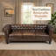 Canapé Chesterfield 3 places en similicuir-1700345095