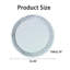 Miroir rond en cristal 33,46 "(85cm)