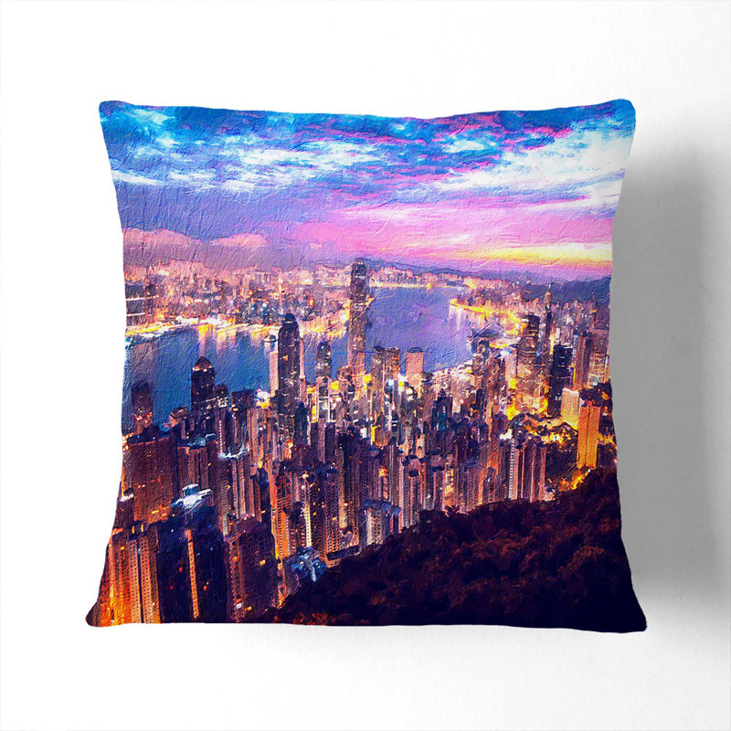 Square Throw Cushion, 40cm H x 40cm W x 15cm D
