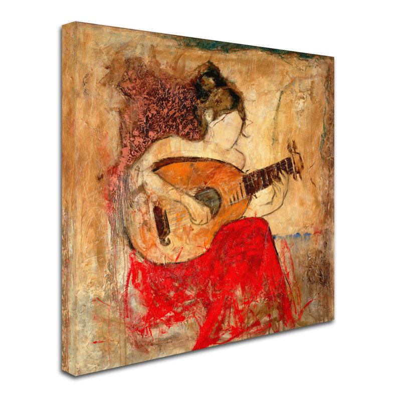 « vanessa », reproduction sur toile tendue, H 18 po x l 18 po x P 2 po