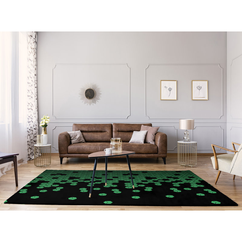 Chenille Geometric Indoor Rug, Rectangle 8' x 10'