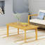 Table basse simple en bois massif Bertok