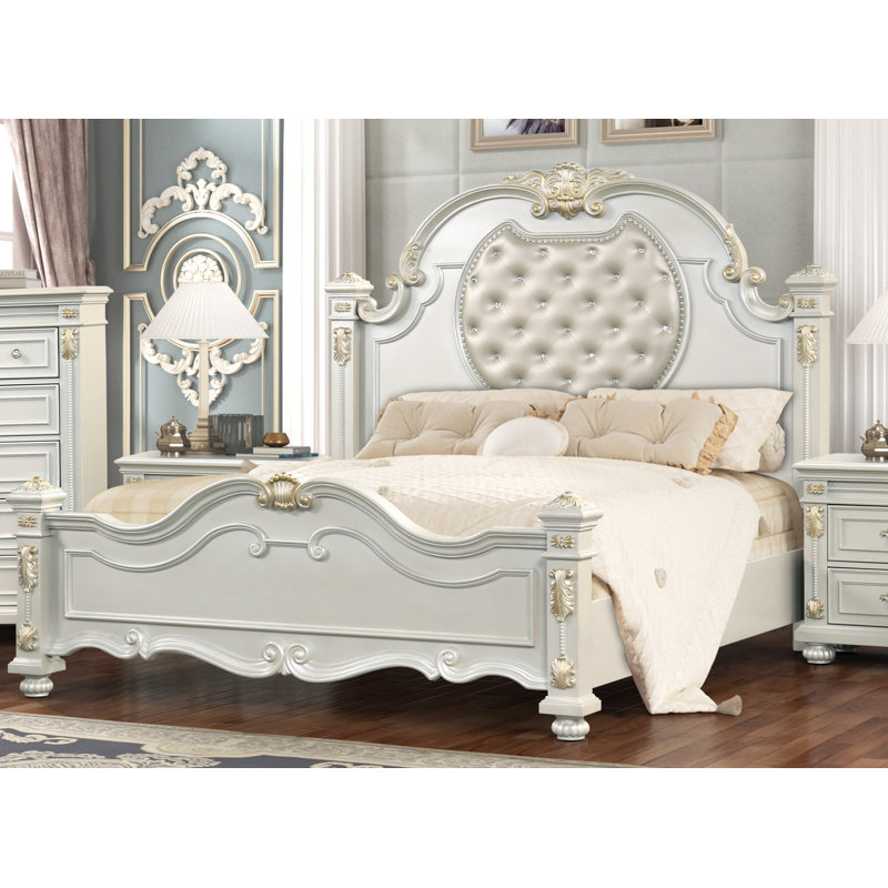 Ensemble de chambre à coucher 4 pièces Destiny, Grand lit