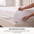 Delara GOTS-Certified Organic Cotton Sateen Fitted Sheet, 400 Thread Count, Soft Long-Staple Cotton, 16" Deep Pocket-1852086998-1852086999