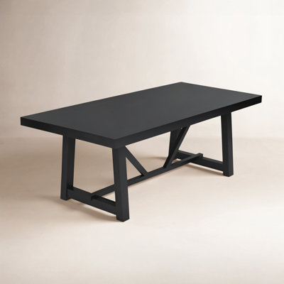 Granita Trestle Base Rectangular Dining Table